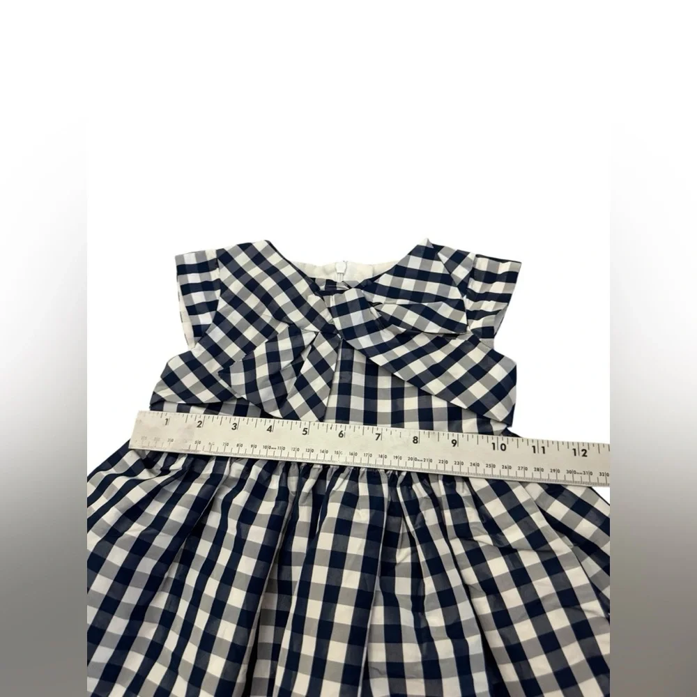 Mayoral Navy Gingham Dress Girls 2T